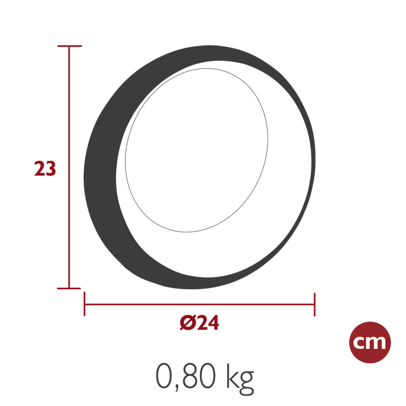 Load image into Gallery viewer, Fermob Hoopik Wireless Table Lamp Ø24 cm – dimensions