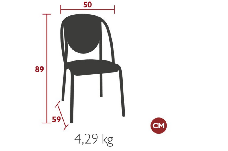 Load image into Gallery viewer, Fermob Parisienne 21 steel outdoor bistro chair with a curved backrest and metal design for outdoor dining spaces.