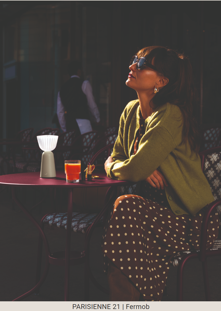 Load image into Gallery viewer, Fermob Parisienne 21 steel bistro chair for outdoor use, featuring a classic design with a woven seat and curved metal frame.