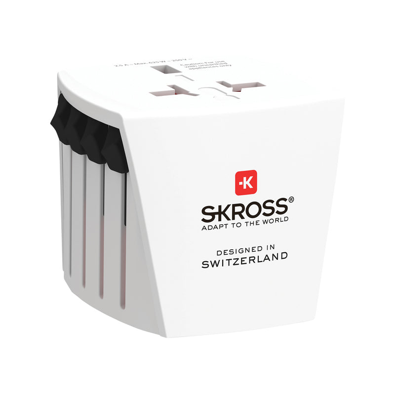 Load image into Gallery viewer, Skross SKROSS World Travel Adapter MUV Micro for phone and tablet accessories, compact travel power plug with universal compatibility