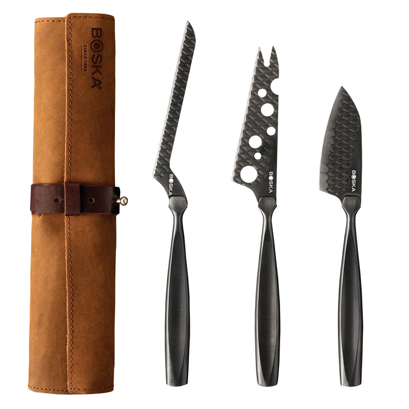 Load image into Gallery viewer, Cheese Knife Set Monaco+ Black