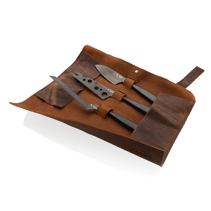 Load image into Gallery viewer, Cheese Knife Set Monaco+ Black