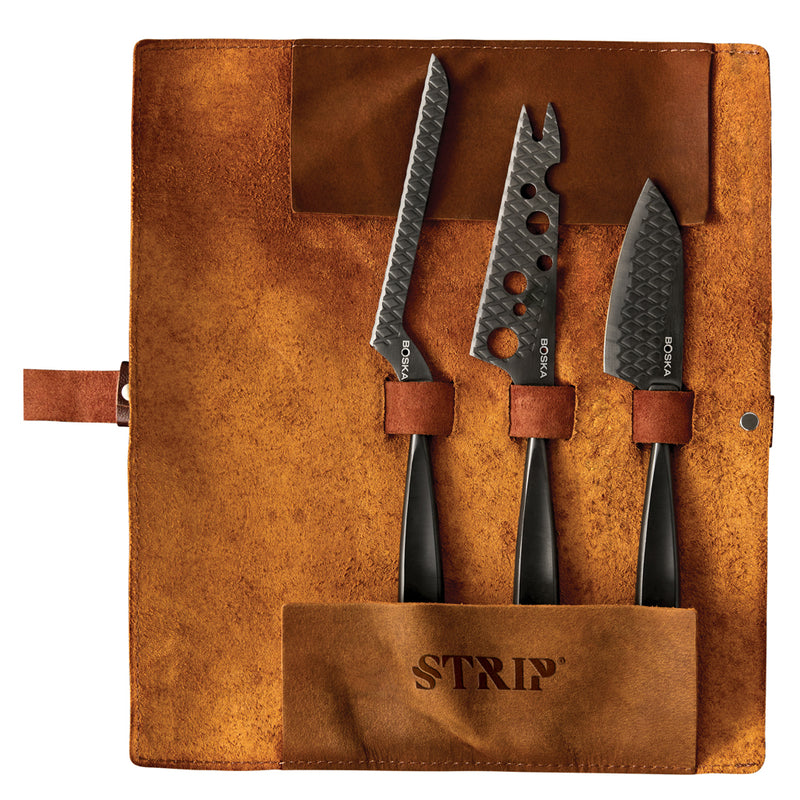 Load image into Gallery viewer, Cheese Knife Set Monaco+ Black