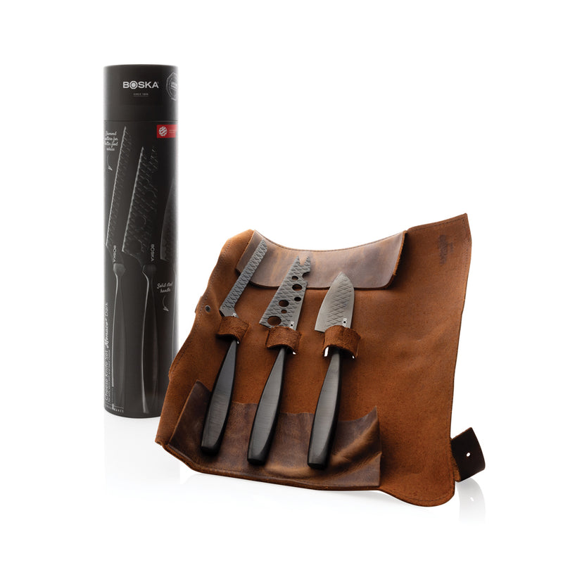 Load image into Gallery viewer, Cheese Knife Set Monaco+ Black