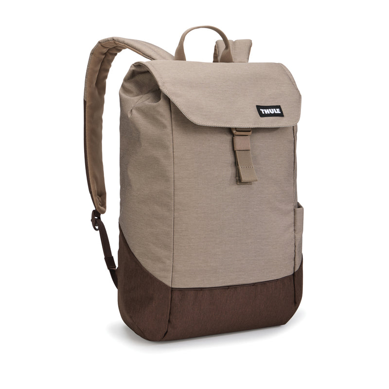 Load image into Gallery viewer, Thule Lithos Backpack 16L in black with multiple compartments, padded shoulder straps, and a sleek, modern design for travel and daily use.