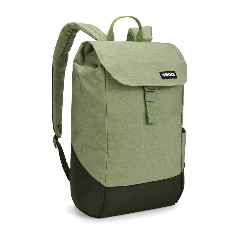 Load image into Gallery viewer, Thule Lithos Backpack 16L in black, featuring multiple compartments and padded shoulder straps for comfortable everyday carry.