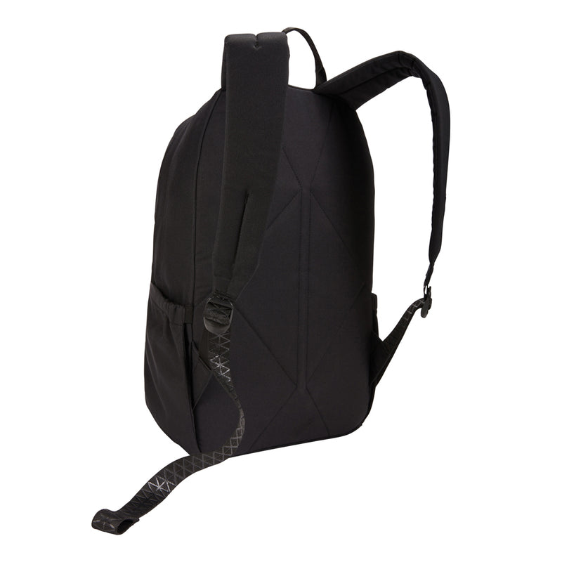 Load image into Gallery viewer, Thule Indago 23L backpack in black with multiple compartments and padded straps for comfortable travel and everyday use.