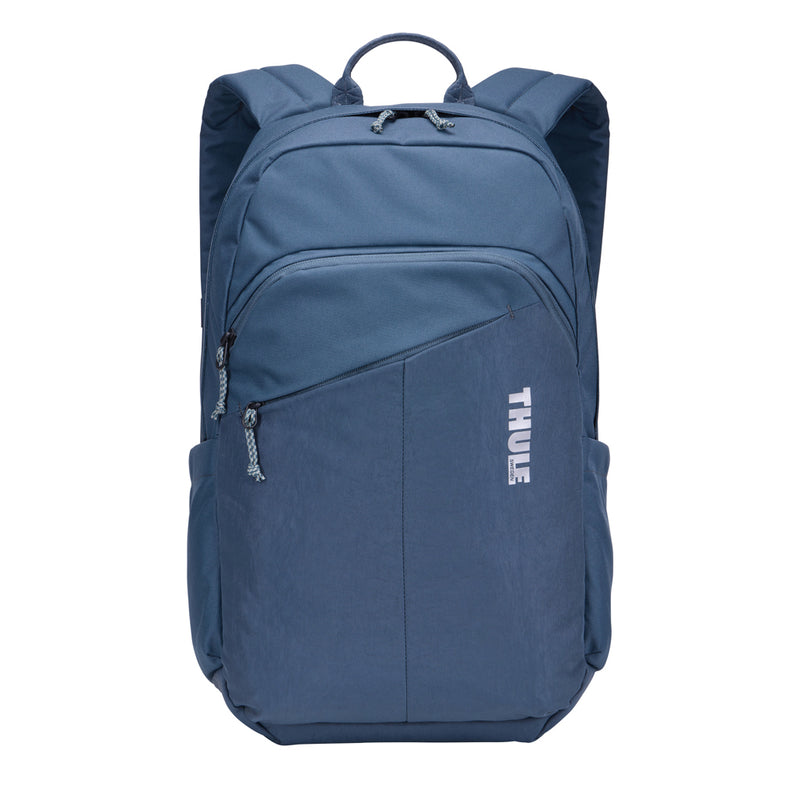 Load image into Gallery viewer, Thule Indago 23L backpack for travel and daily use, shown in black with multiple compartments and adjustable straps.