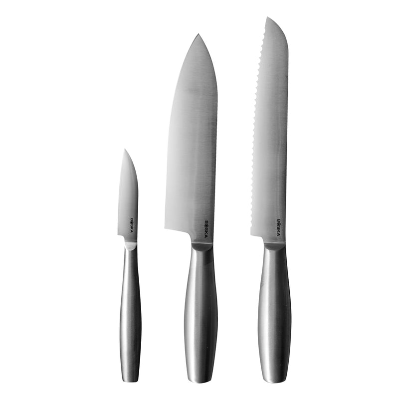 Load image into Gallery viewer, Kitchen Knives Copenhagen, set of 3 - Custom Wood Designs