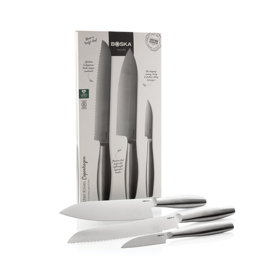Kitchen Knives Copenhagen, set of 3 - Custom Wood Designs