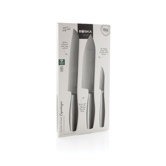 Kitchen Knives Copenhagen, set of 3 - Custom Wood Designs