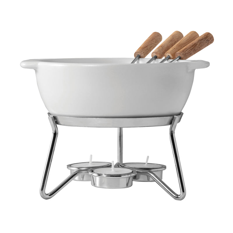 Load image into Gallery viewer, Cheese Fondue Set Party - 750 ml - Custom Wood Designs Cheese Fondue Set Party - 750 ml