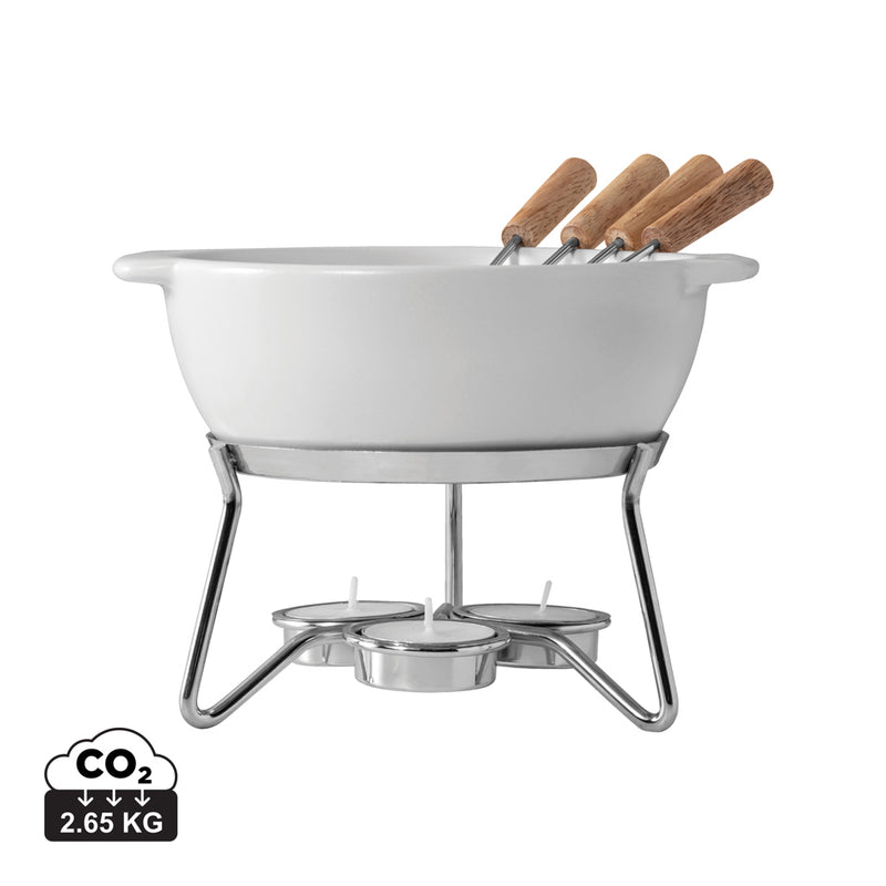 Load image into Gallery viewer, Cheese Fondue Set Party - 750 ml - Custom Wood Designs Cheese Fondue Set Party - 750 ml
