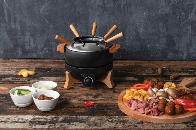 Load image into Gallery viewer, Electric Party Fondue Set - 2.3L (EU Type F) - Custom Wood Designs Electric Party Fondue Set - 2.3L (EU Type F)