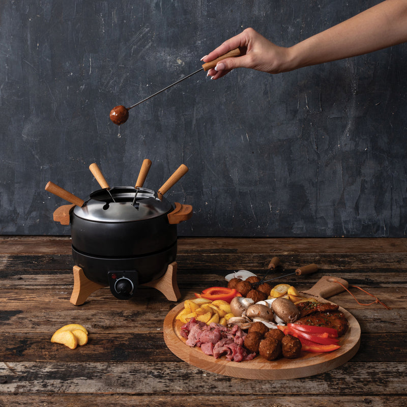 Load image into Gallery viewer, Electric Party Fondue Set - 2.3L (EU Type F) - Custom Wood Designs Electric Party Fondue Set - 2.3L (EU Type F)