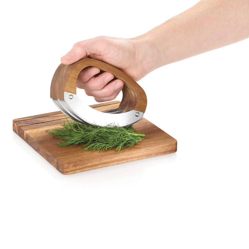 Load image into Gallery viewer, AdHoc RoccaVerde Chopping knife with chopping board