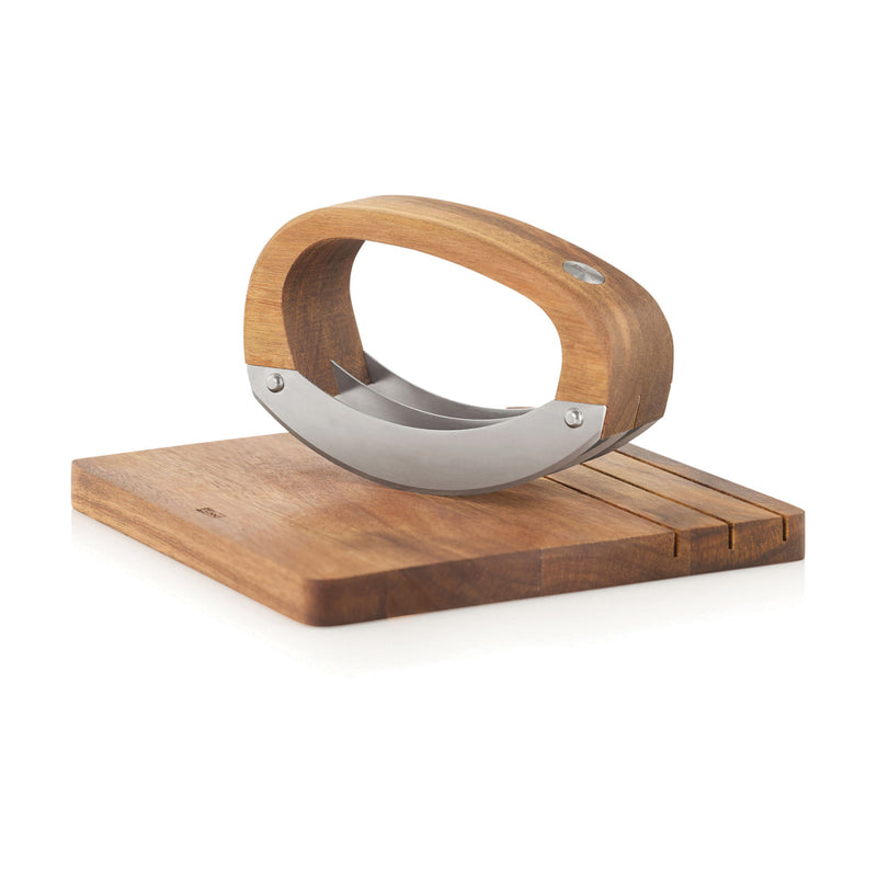 Load image into Gallery viewer, AdHoc RoccaVerde Chopping knife with chopping board