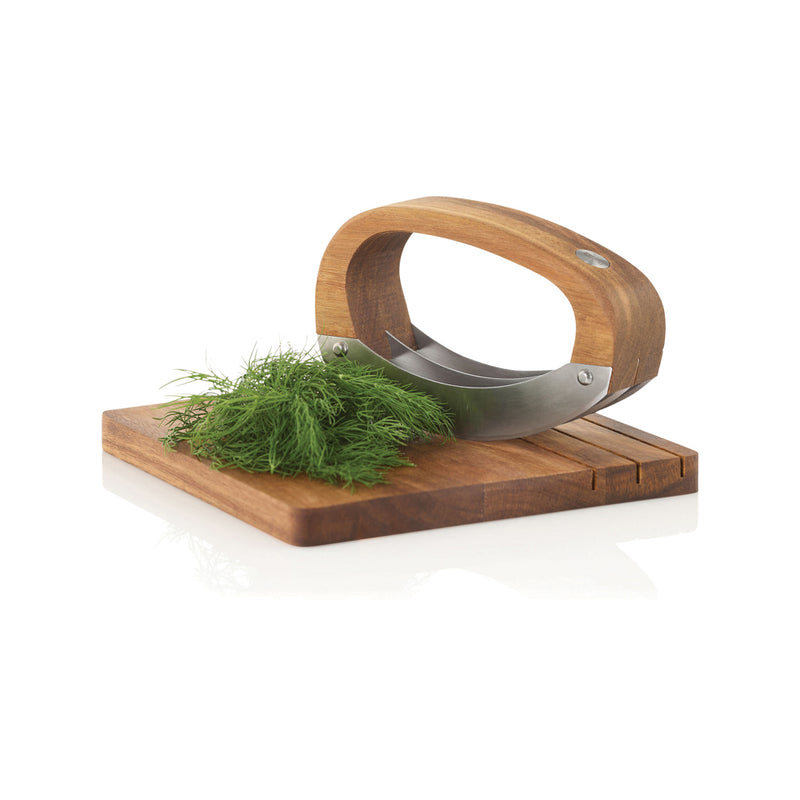 Load image into Gallery viewer, AdHoc RoccaVerde Chopping knife with chopping board