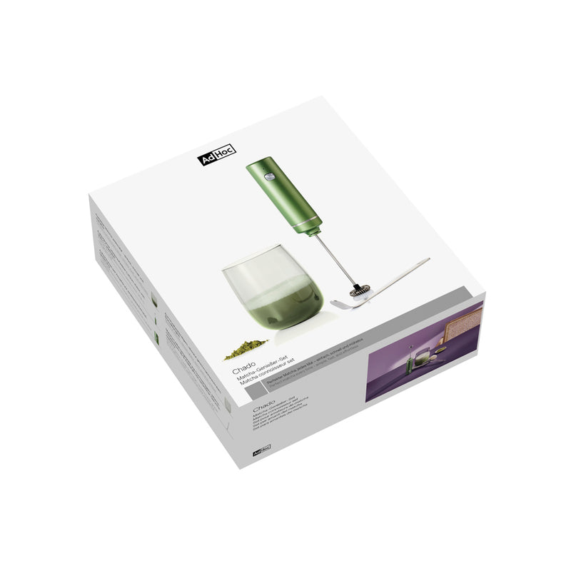 Load image into Gallery viewer, AdHoc Matcha Connoisseur Set Chado with traditional tea tools for preparing and serving matcha green tea at home.