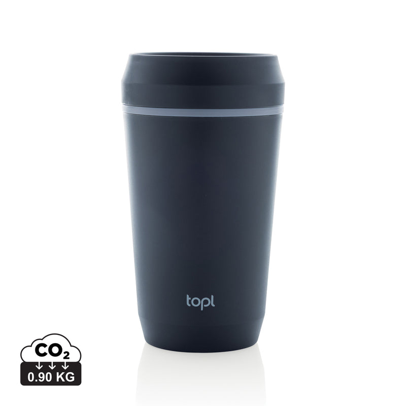 Load image into Gallery viewer, Topl Recycled Plastic To Go Tumbler Patented 360 Lid 354ml