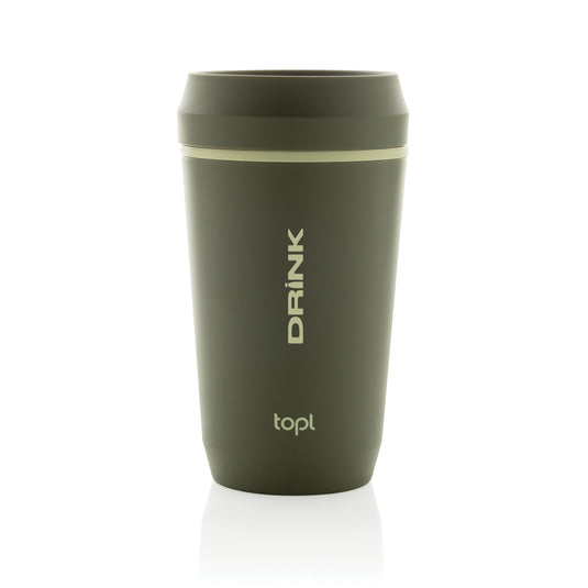 Topl Recycled Plastic To Go Tumbler Patented 360 Lid 354ml