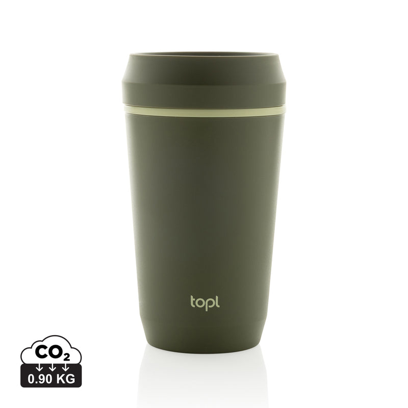 Load image into Gallery viewer, Topl Recycled Plastic To Go Tumbler Patented 360 Lid 354ml