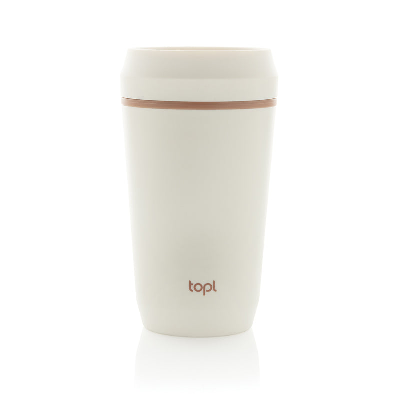 Load image into Gallery viewer, Topl Recycled Plastic To Go Tumbler Patented 360 Lid 354ml