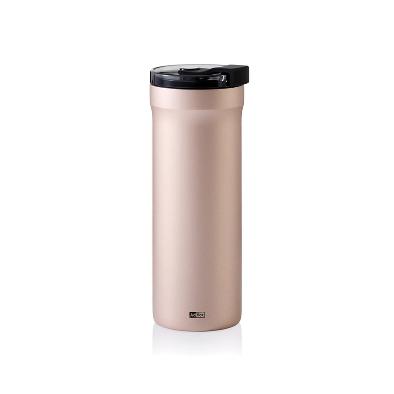 Load image into Gallery viewer, AdHoc Thermal Mug Pulse in black with a sleek design, perfect for hot beverages and daily use.