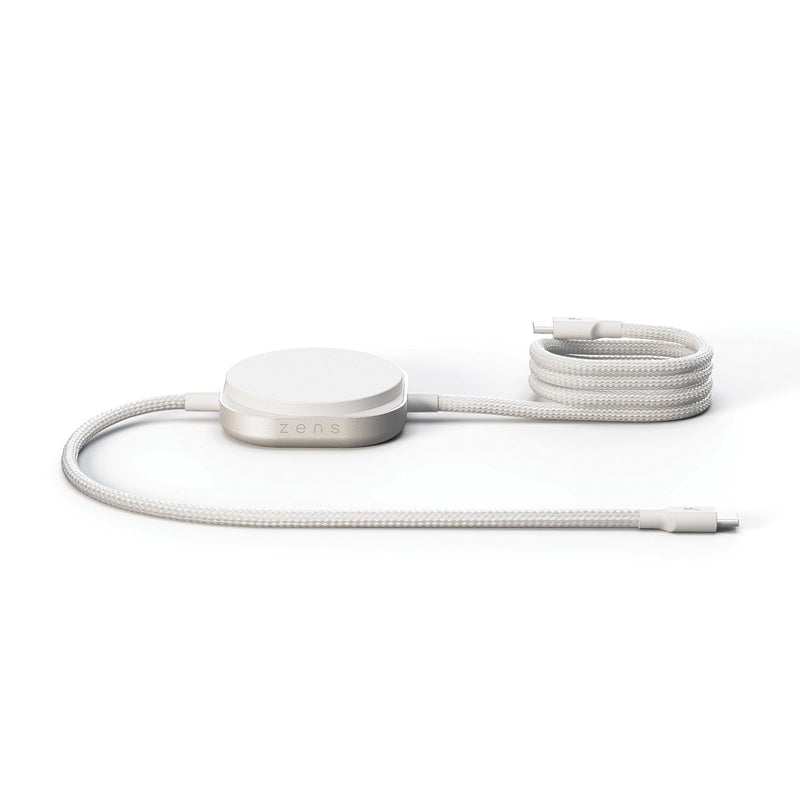 Load image into Gallery viewer, Zens USB C to C Charging Cable for phones and tablets, black, durable design, compatible with USB Type-C devices.