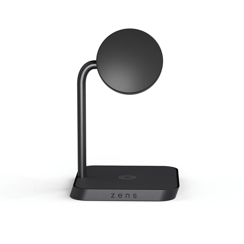 Load image into Gallery viewer, Zens Office Charger 2 for phone and tablet, black accessory with compact design, compatible with various devices.