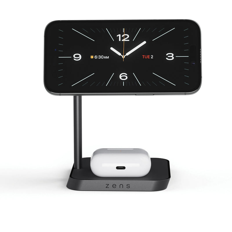 Load image into Gallery viewer, Zens Office Charger 2 for phone and tablet accessories, black and compact design with multiple charging ports.