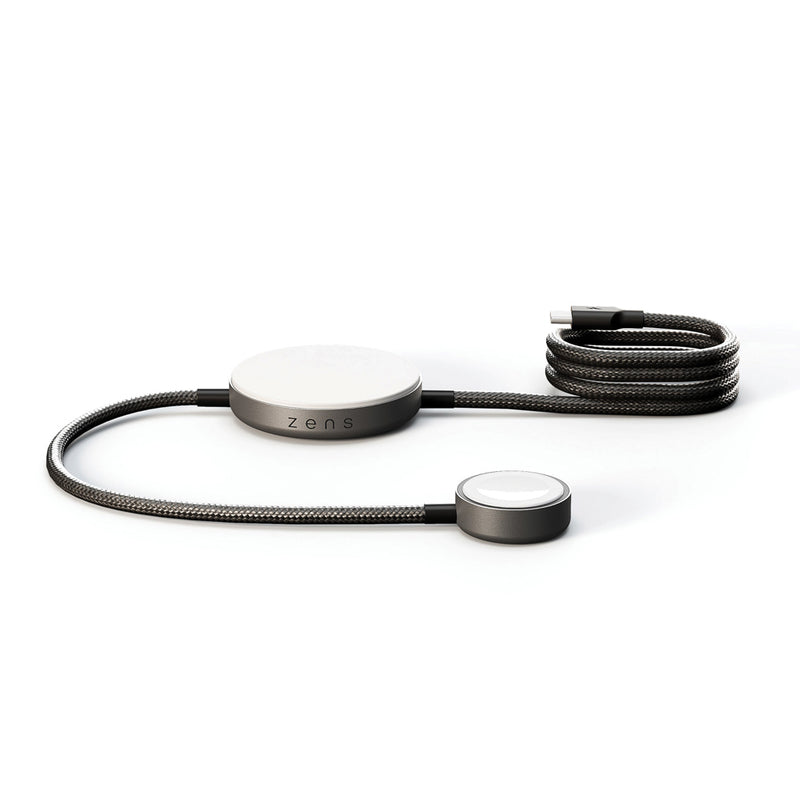 Load image into Gallery viewer, Zens Office Charger 2 in black, a phone and tablet accessory with multiple charging ports and compact design.