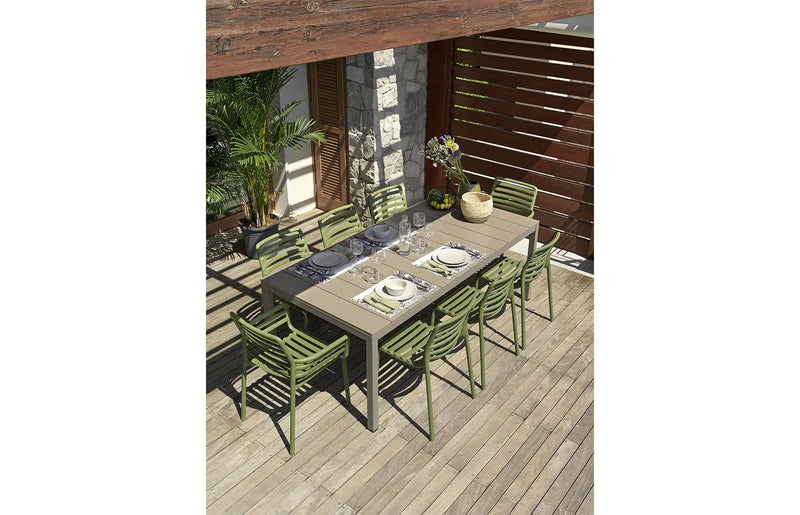 Load image into Gallery viewer, Nardi Premium 8-Seater Outdoor Dining Set - Italian Design Elegance - Custom Wood Designs