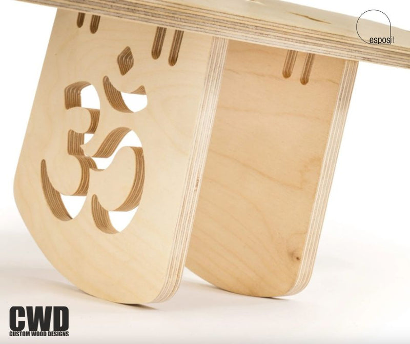 Load image into Gallery viewer, Raja Meditation Stool - Custom Wood Designs
