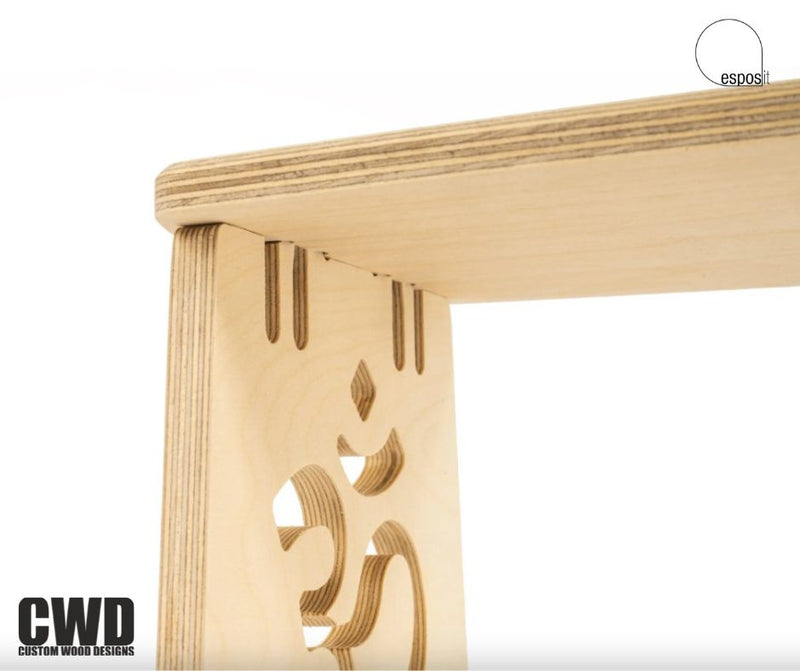 Load image into Gallery viewer, Raja Meditation Stool - Custom Wood Designs