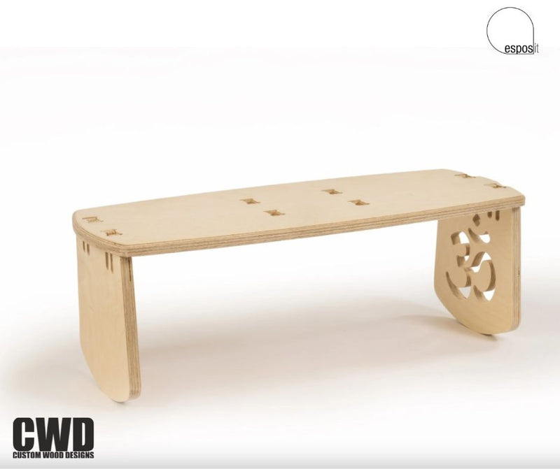 Load image into Gallery viewer, Raja Meditation Stool - Custom Wood Designs