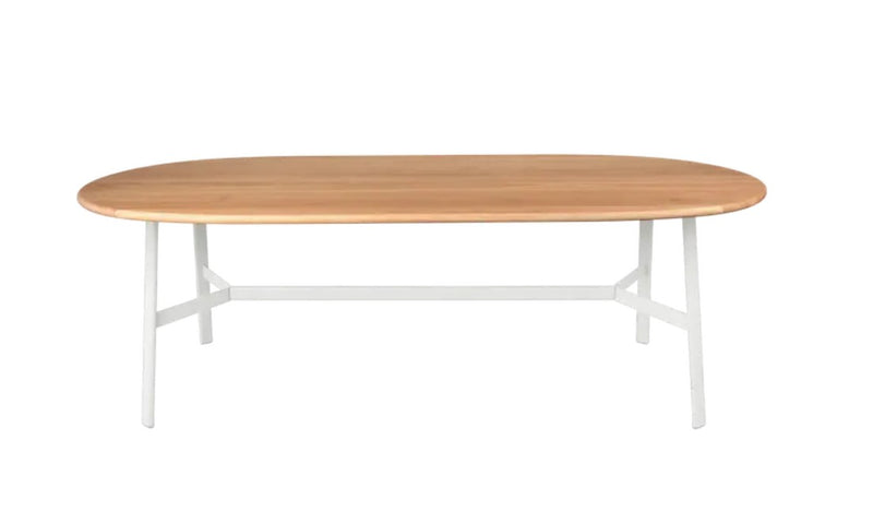 Load image into Gallery viewer, SO'O Oval oak table 220 x 95 - Custom Wood Designs