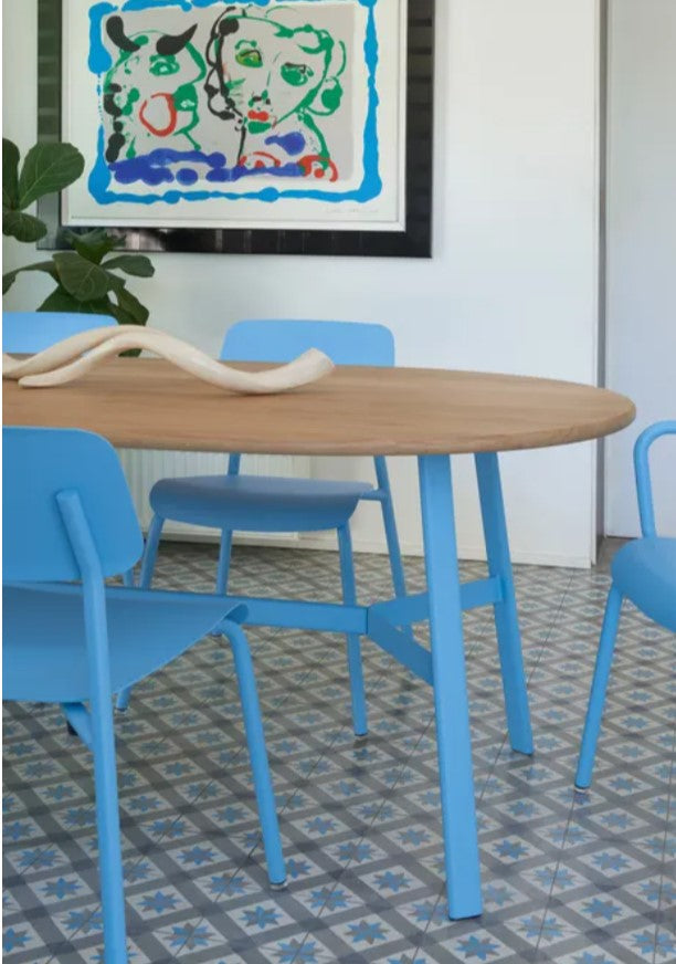 Load image into Gallery viewer, SO'O Oval oak table 220 x 95 - Custom Wood Designs