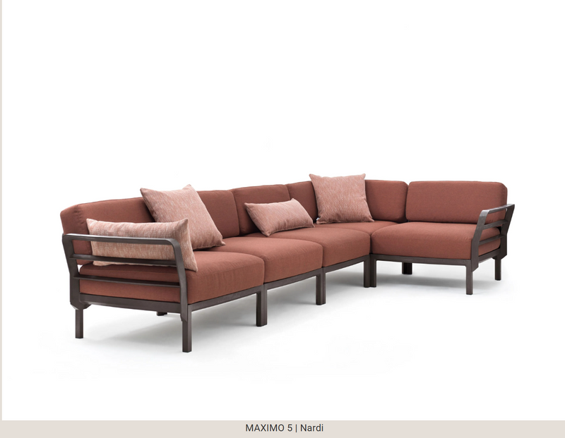 Load image into Gallery viewer, Maximo 60x40 Nardi outdoor cushion with Sunbrella fabric, rectangular shape, suitable for hospitality seating.