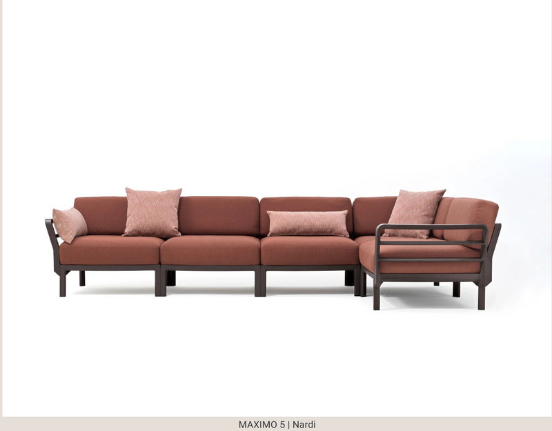Load image into Gallery viewer, Maximo 60x40 Nardi outdoor cushion made with Sunbrella® fabric, designed for comfortable outdoor seating and hospitality environments.
