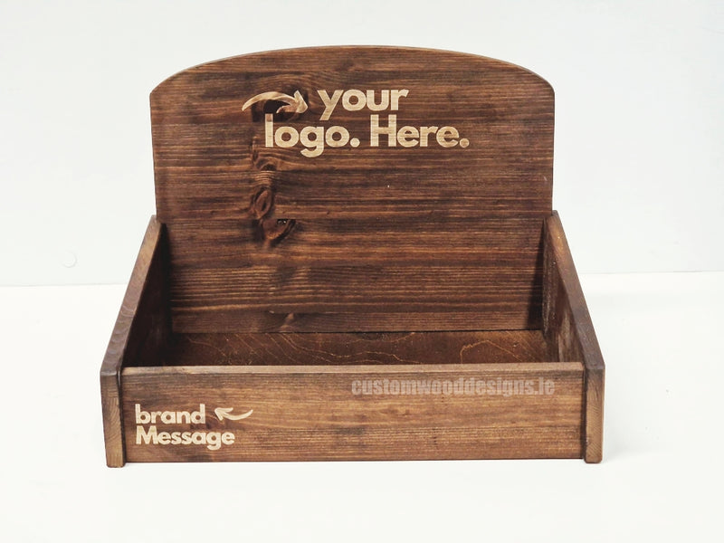 Load image into Gallery viewer, Countertop Display Unit AP1 Dark Pine - Custom Wood Designs
