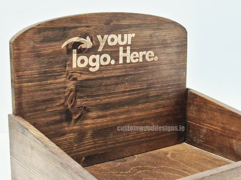 Load image into Gallery viewer, Countertop Display Unit AP1 Dark Pine - Custom Wood Designs