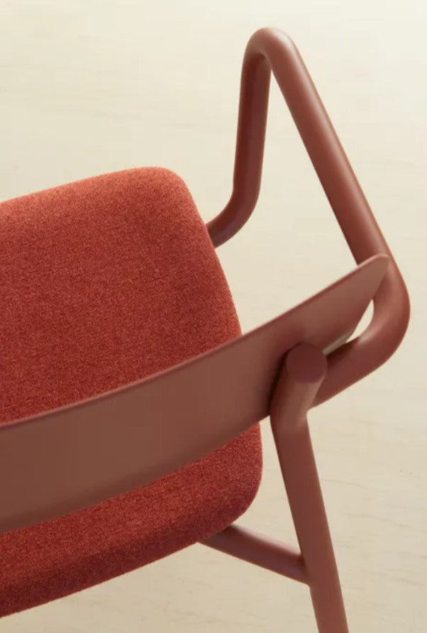 Load image into Gallery viewer, Studie Fabric Armchair - Custom Wood Designs