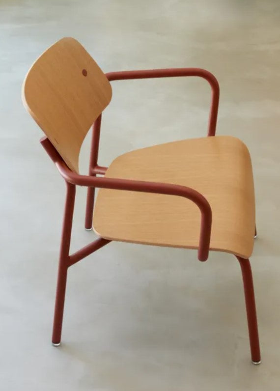 Load image into Gallery viewer, Studie Oak Lounge Armchair - Custom Wood Designs