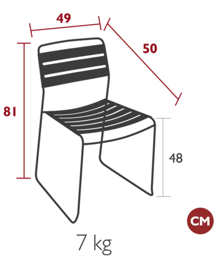 Load image into Gallery viewer, Fermob Surprising outdoor chair with a colorful, modern design and curved armrests, suitable for garden or patio use.