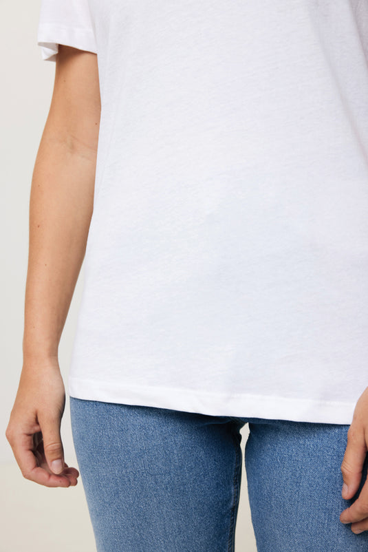 Yal women lightweight recycled cotton t-shirt - Custom Wood Designs