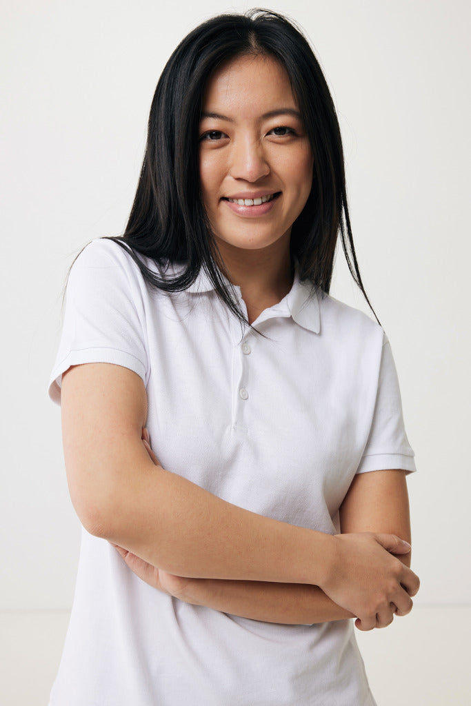 Load image into Gallery viewer, Yosemit women recycled cotton pique polo - Custom Wood Designs