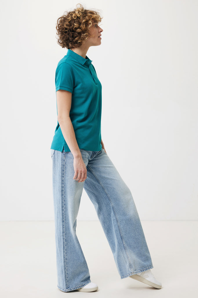 Load image into Gallery viewer, Yosemit women recycled cotton pique polo - Custom Wood Designs