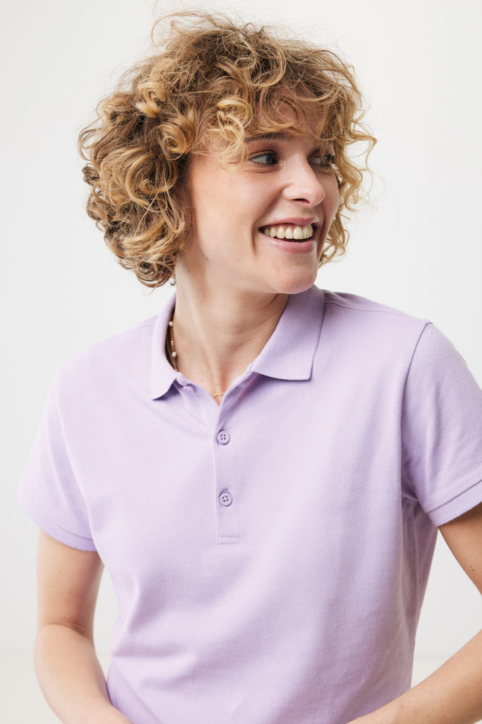 Load image into Gallery viewer, Yosemit women recycled cotton pique polo - Custom Wood Designs