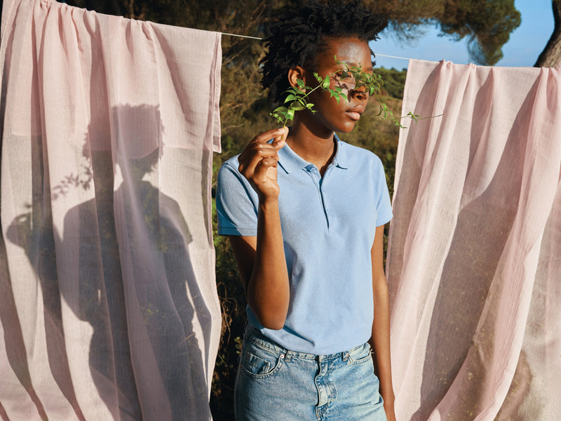 Load image into Gallery viewer, Yosemit women recycled cotton pique polo - Custom Wood Designs